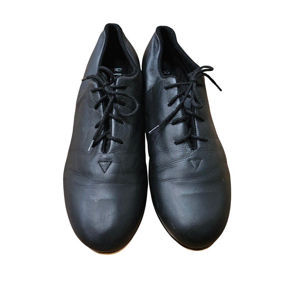 Bloch Shockwave Lace Up Dance Tap Shoes Women 9M Black Leather S0301L #2